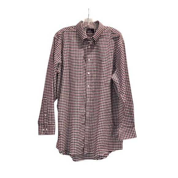 Stafford wrinkle free Oxford dress shirt reg fit men’s size 17 1/2 XL 34 35 - Picture 4 of 12